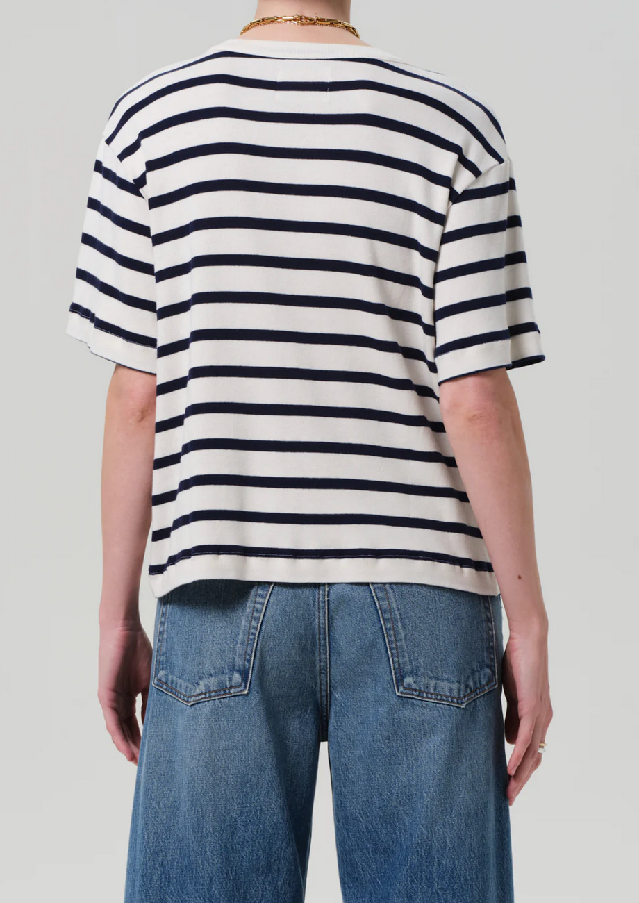 Goldie Tee-Clothing-Citizens of Humanity-Azure Stripe-S-Mercantile Portland