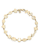 Good Luck Multi Icon Bracelet-Jewelry-Sydney Evan-OS-Mercantile Portland