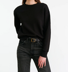 Gortana Sweatshirt-Sweaters-Nili Lotan-Black-XS-Mercantile Portland
