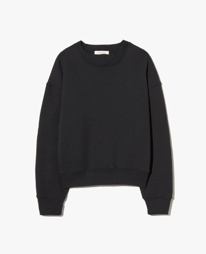 Gortana Sweatshirt-Sweaters-Nili Lotan-Black-XS-Mercantile Portland