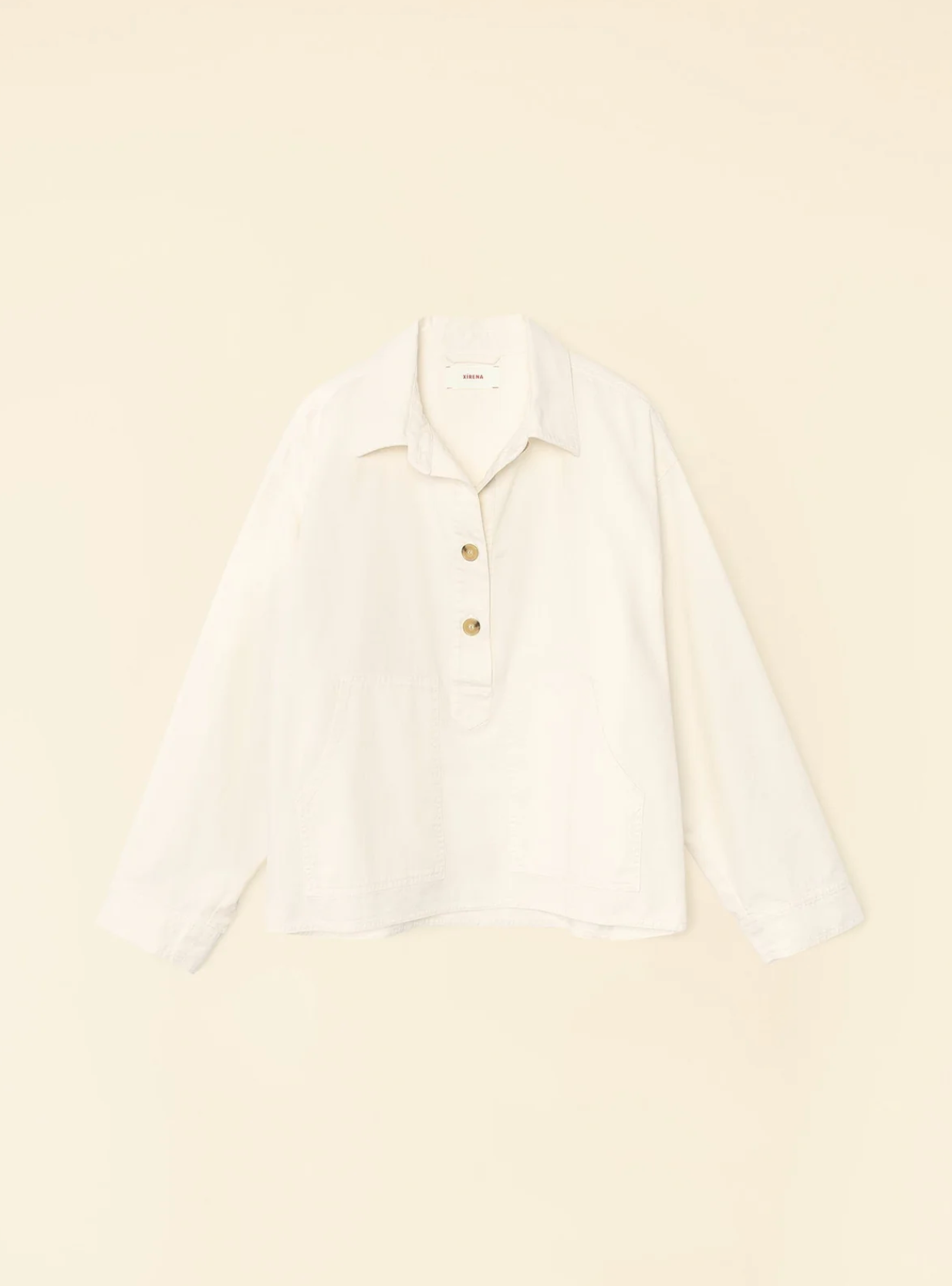 Grady Twill Top-Clothing-Xirena-Chalk White-XS-Mercantile Portland