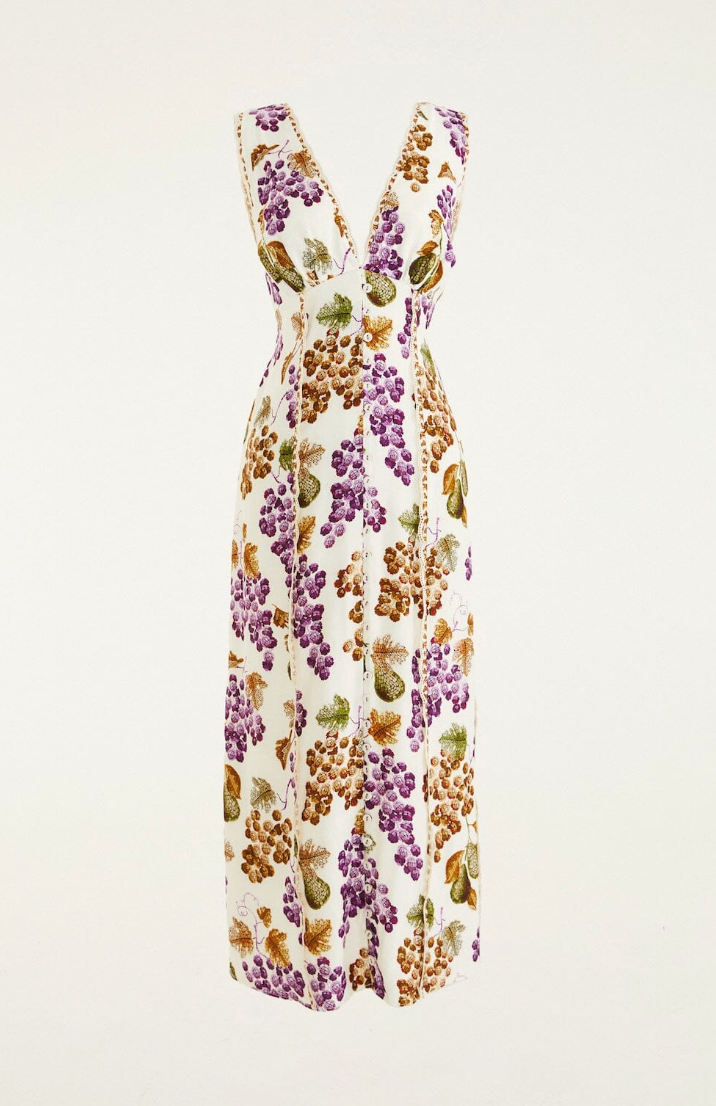 Grape Garden Midi Dress Mercantile Portland Grape Garden Midi Dress Mercantile Portland