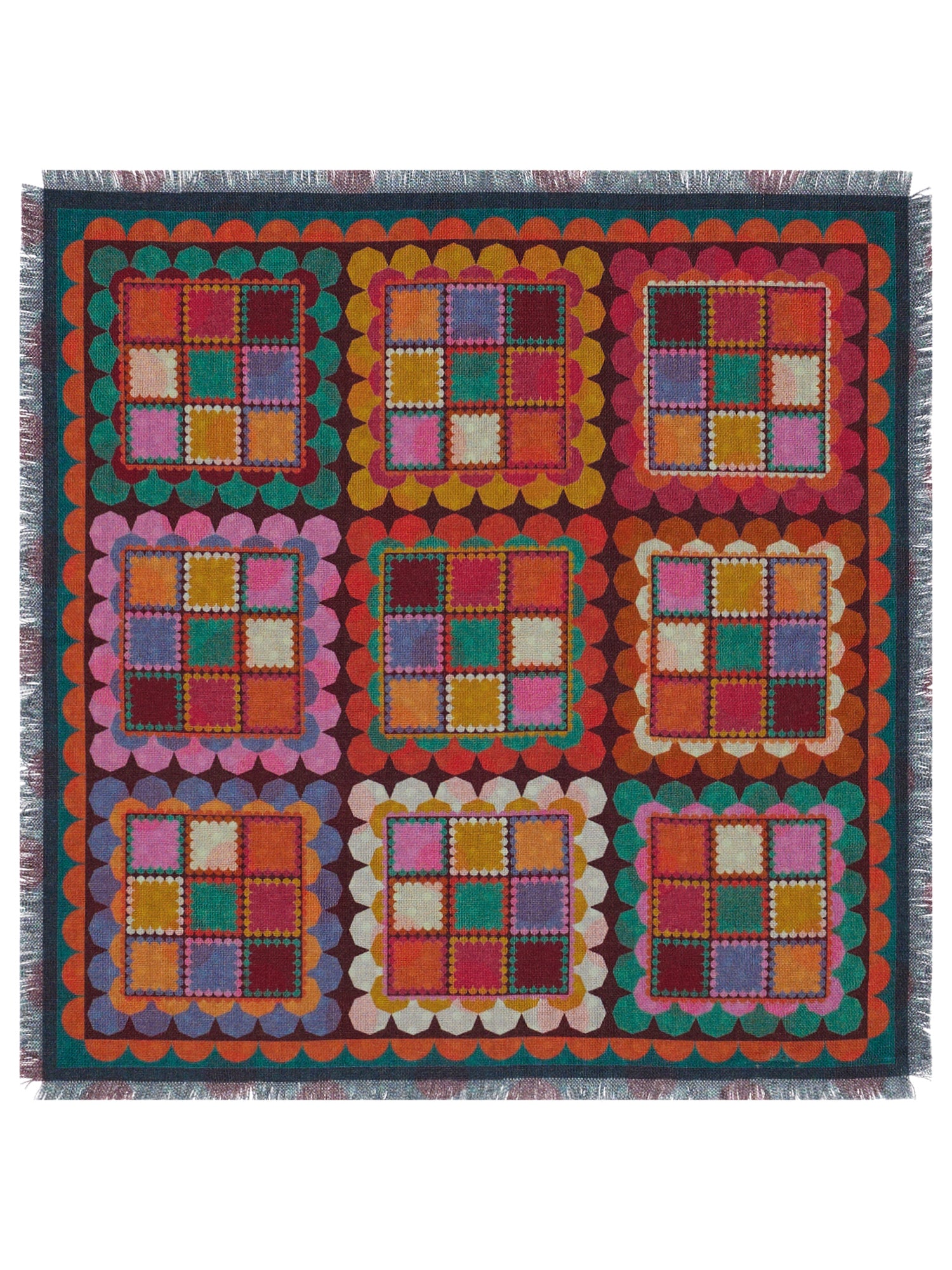 Grido Scarf-Accessories-Franco Ferrari-Green Multi-OS-Mercantile Portland