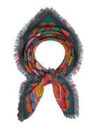 Grido Scarf-Scarves and Wraps-Franco Ferrari-Green Multi-OS-Mercantile Portland