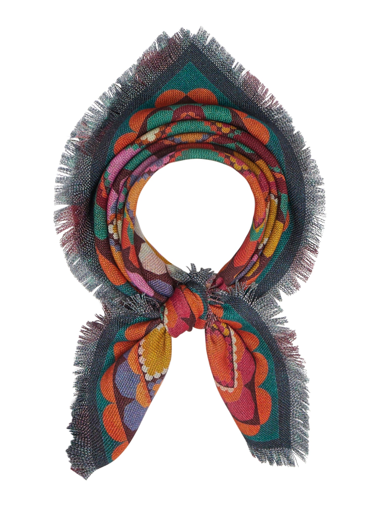 Grido Scarf-Scarves and Wraps-Franco Ferrari-Green Multi-OS-Mercantile Portland
