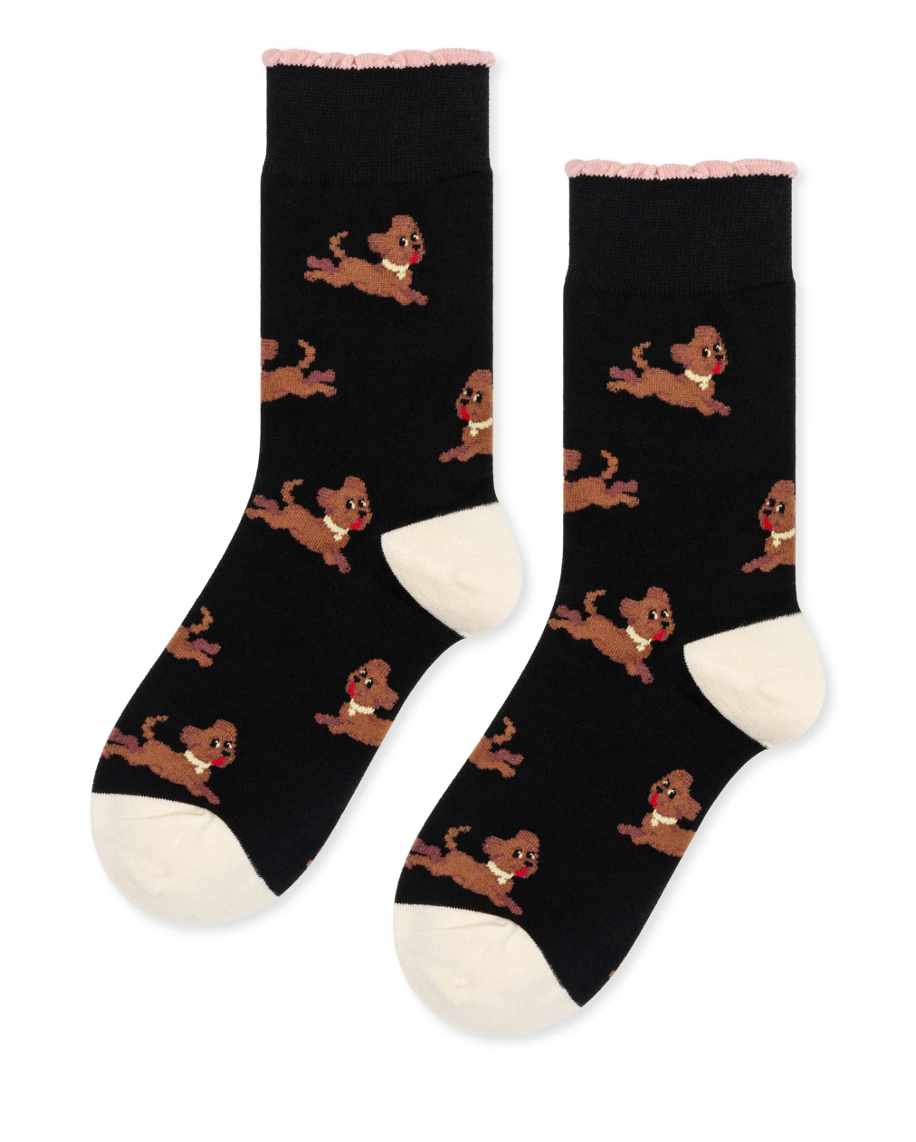 Gus on the Go Socks-Accessories-Hansel from Basel-Black-OS-Mercantile Portland