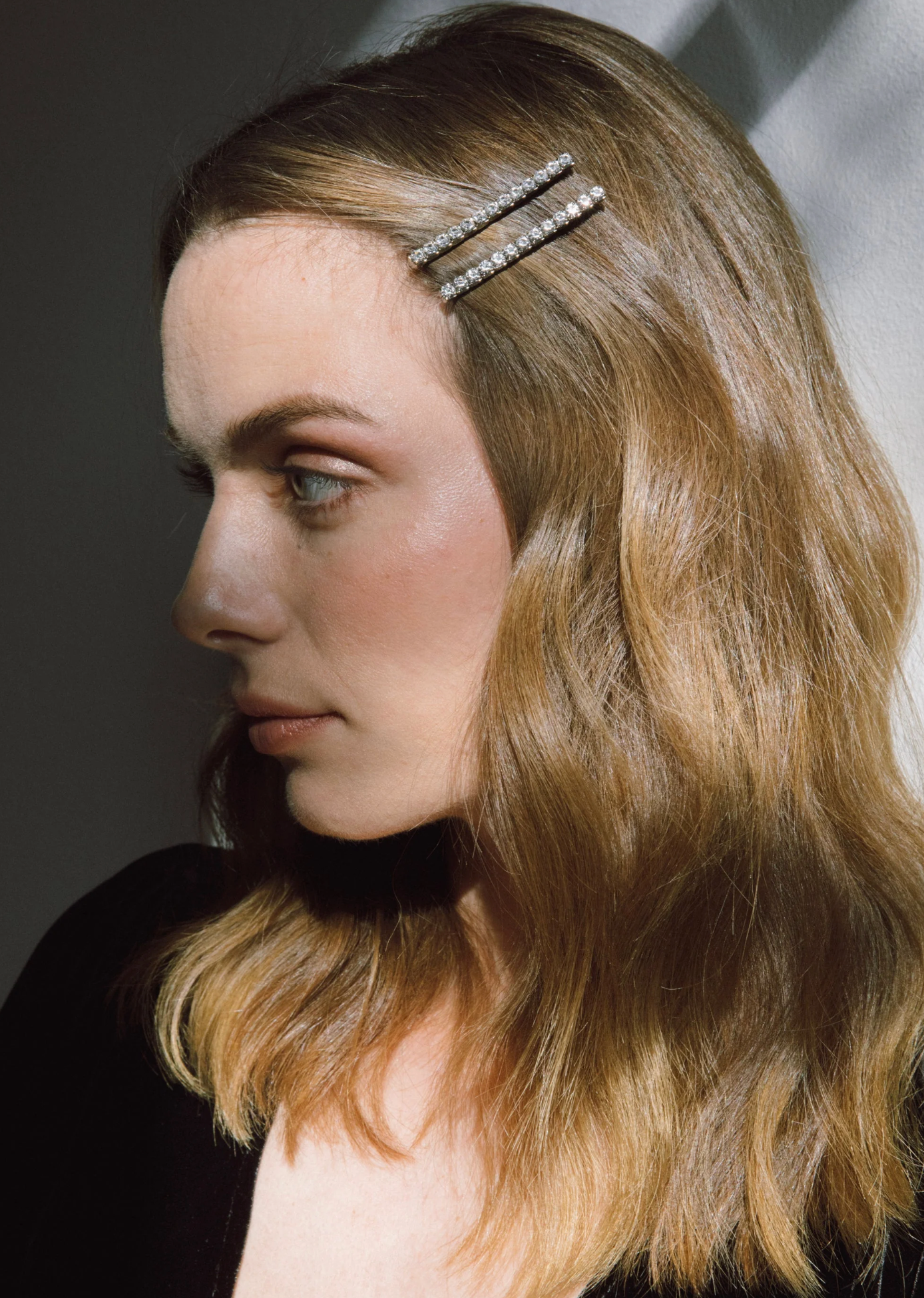 Gwen Bobby Pin Set-Accessories-Jennifer Behr-Crystal-OS-Mercantile Portland