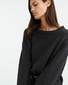 Haisley Sweater-Clothing-Nili Lotan-Dark Charcoal Melange-XS-Mercantile Portland