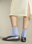 Hansel from Basel Corbusier Crew Sock-Clothing-Hansel From Basel-Cornflower-OS-Mercantile Portland