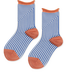 Hansel from Basel Corbusier Crew Sock-Clothing-Hansel From Basel-Cornflower-OS-Mercantile Portland
