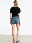 Harley Denim Short in Classic Wash-Clothing-Nili Lotan-Classic Wash-24-Mercantile Portland