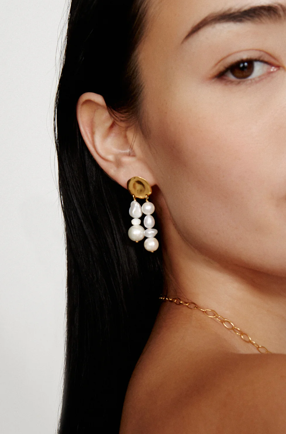 Harmony Pearl Earrings-Accessories-Chan Luu-White Pearl-OS-Mercantile Portland