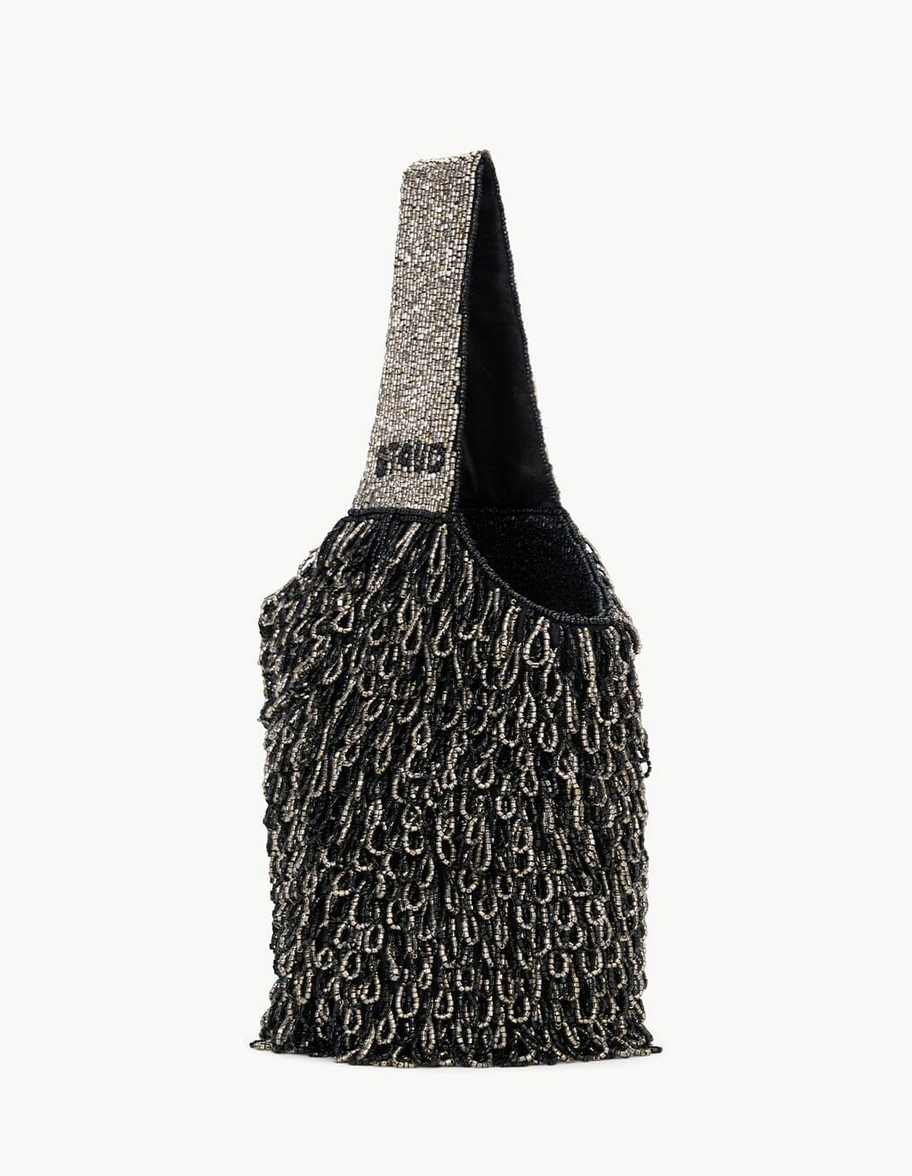 Haruko Beaded Bag-Accessories-Staud-Black-OS-Mercantile Portland