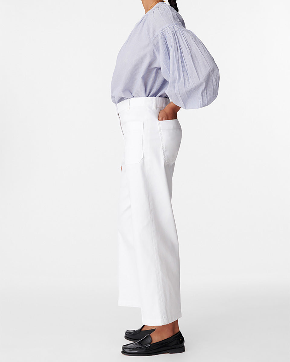 Helias Cropped Jeans-Clothing-Vanessa Bruno-White-34-Mercantile Portland