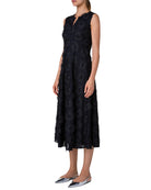 Hello Sunshine Embroidered Midi Dress-Dresses-Akris Punto-Black-2-Mercantile Portland
