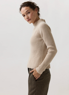 Henriette Sweater in Wheat Cashmere-Sweaters-Mashburn-Heather Wheat-XS-Mercantile Portland