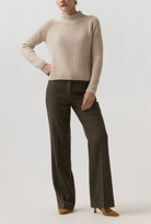 Henriette Sweater in Wheat Cashmere-Sweaters-Mashburn-Heather Wheat-XS-Mercantile Portland