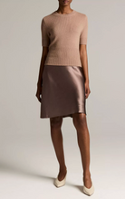 High-Rib Short-Sleeve Sweater in Toffee-Sweaters-Vince-Toffee-XS-Mercantile Portland