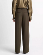 High Waist Pleated Trouser-Clothing-Vince-Verde-4-Mercantile Portland
