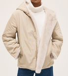 Hooded Jacket-Clothing-Rosso35-Light Beige-38-Mercantile Portland