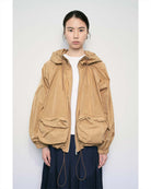 Hooded Jacket-Outerwear-Meimeij-Beige-36-Mercantile Portland