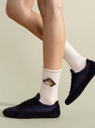Horse Cashmere Crew-Socks-HANSEL FR BASEL-Ivory-OS-Mercantile Portland