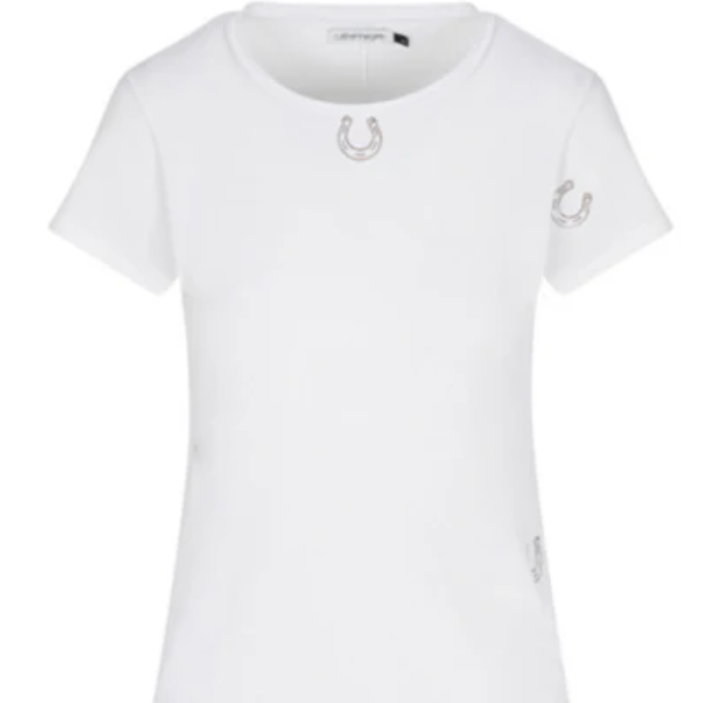 Horseshoe Tee-Clothing-Catherine Gee-White-XS-Mercantile Portland