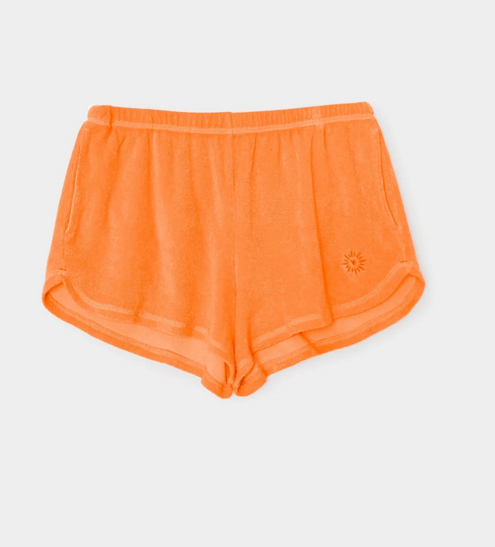 Hub Terry Sweatshort in Mandarine-staging-Xirena-Mandarine-XS-Mercantile Portland