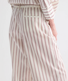 Hudson Pant in White/Wine-Pants-TWP-White/Wine-2-Mercantile Portland