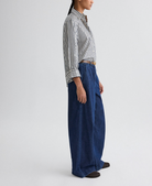 Hudson St. Pant in Dark Stone Denim-Denim-TWP-Dark Stone-25-Mercantile Portland