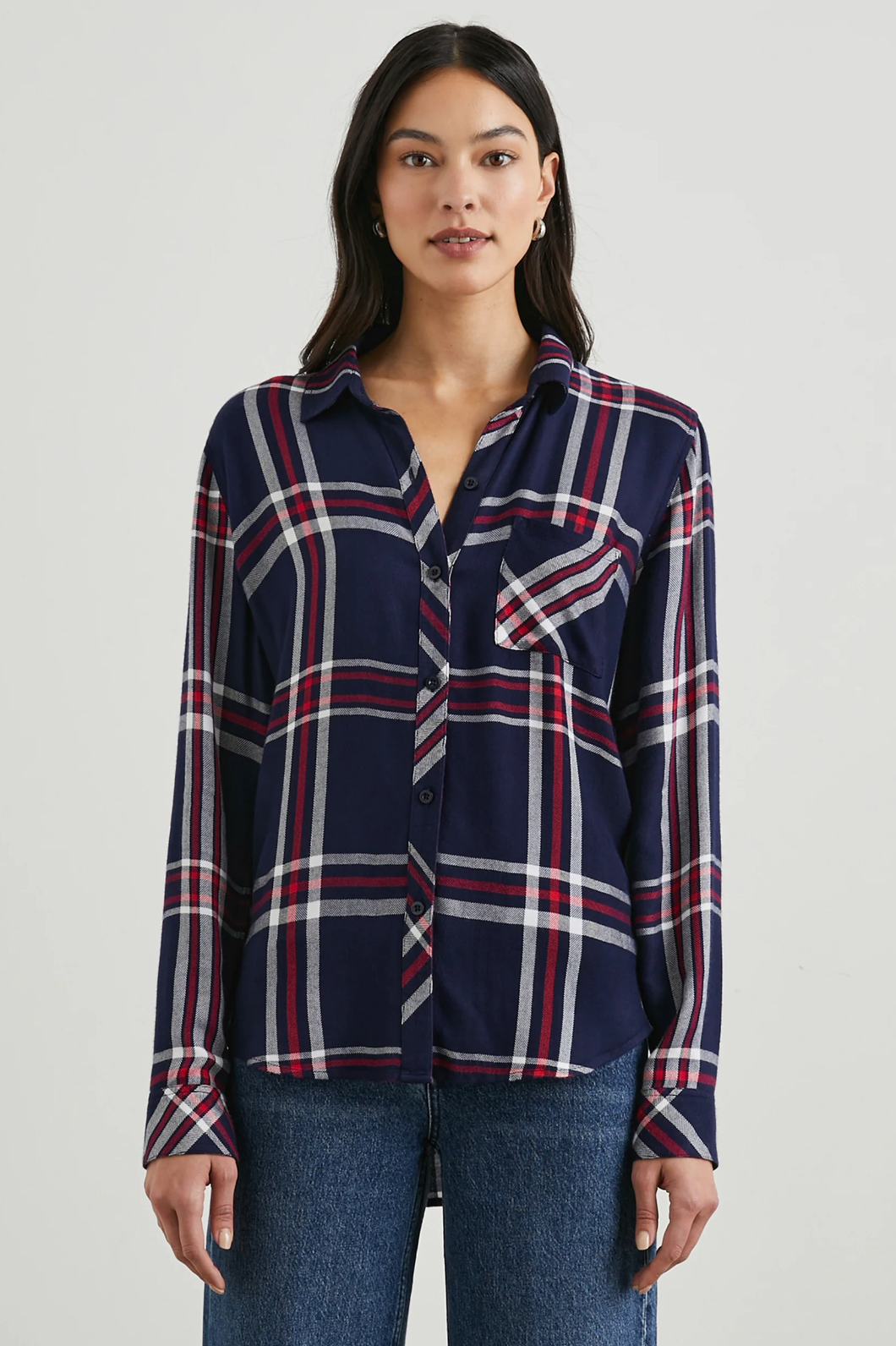 Hunter Shirt-Clothing-Rails-XS-Patriot Navy Red-Mercantile Portland