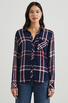 Hunter Shirt-Clothing-Rails-XS-Patriot Navy Red-Mercantile Portland