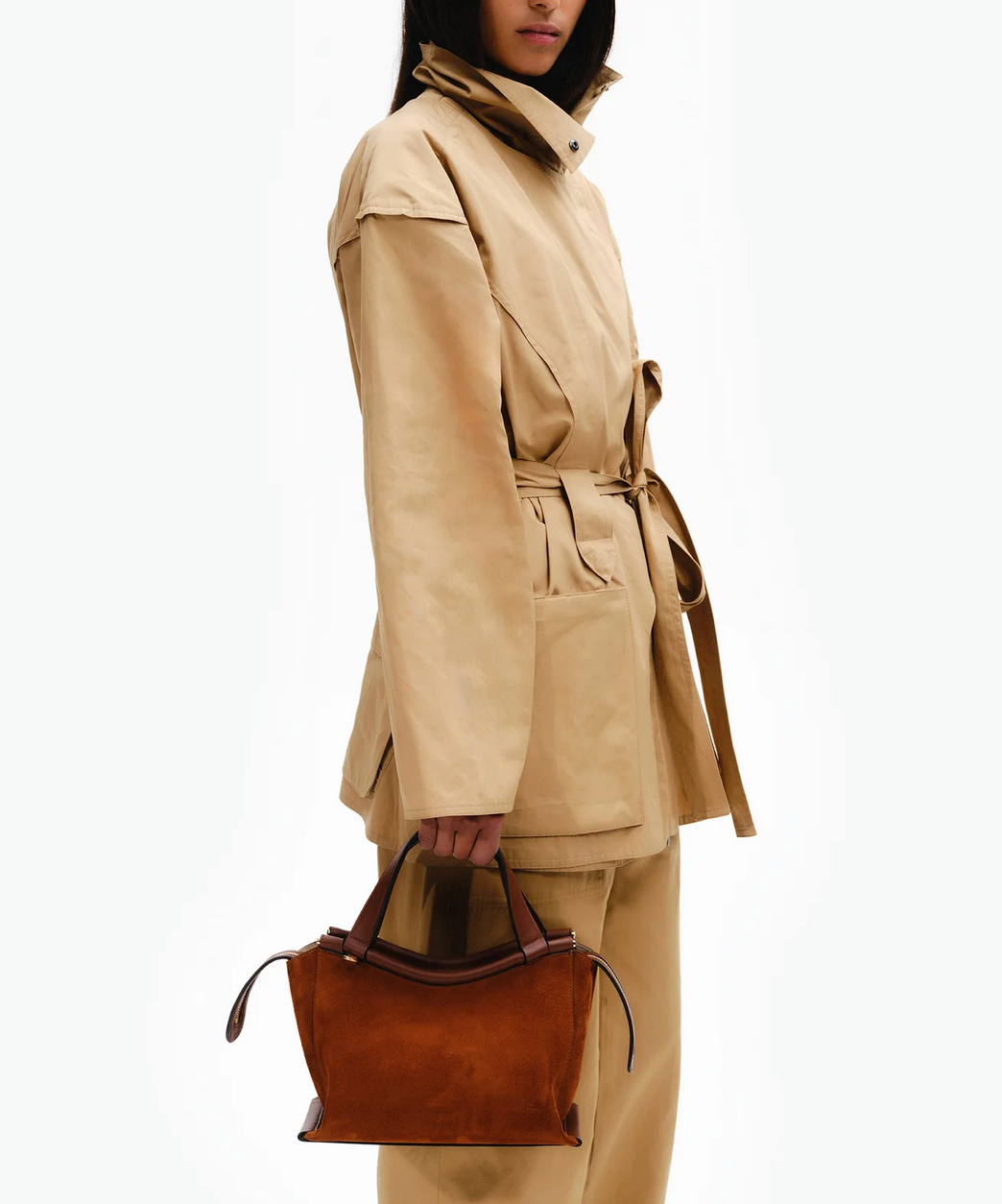 Ida Bag in Tan Suede-Accessories-Wandler-Tan Suede-OS-Mercantile Portland