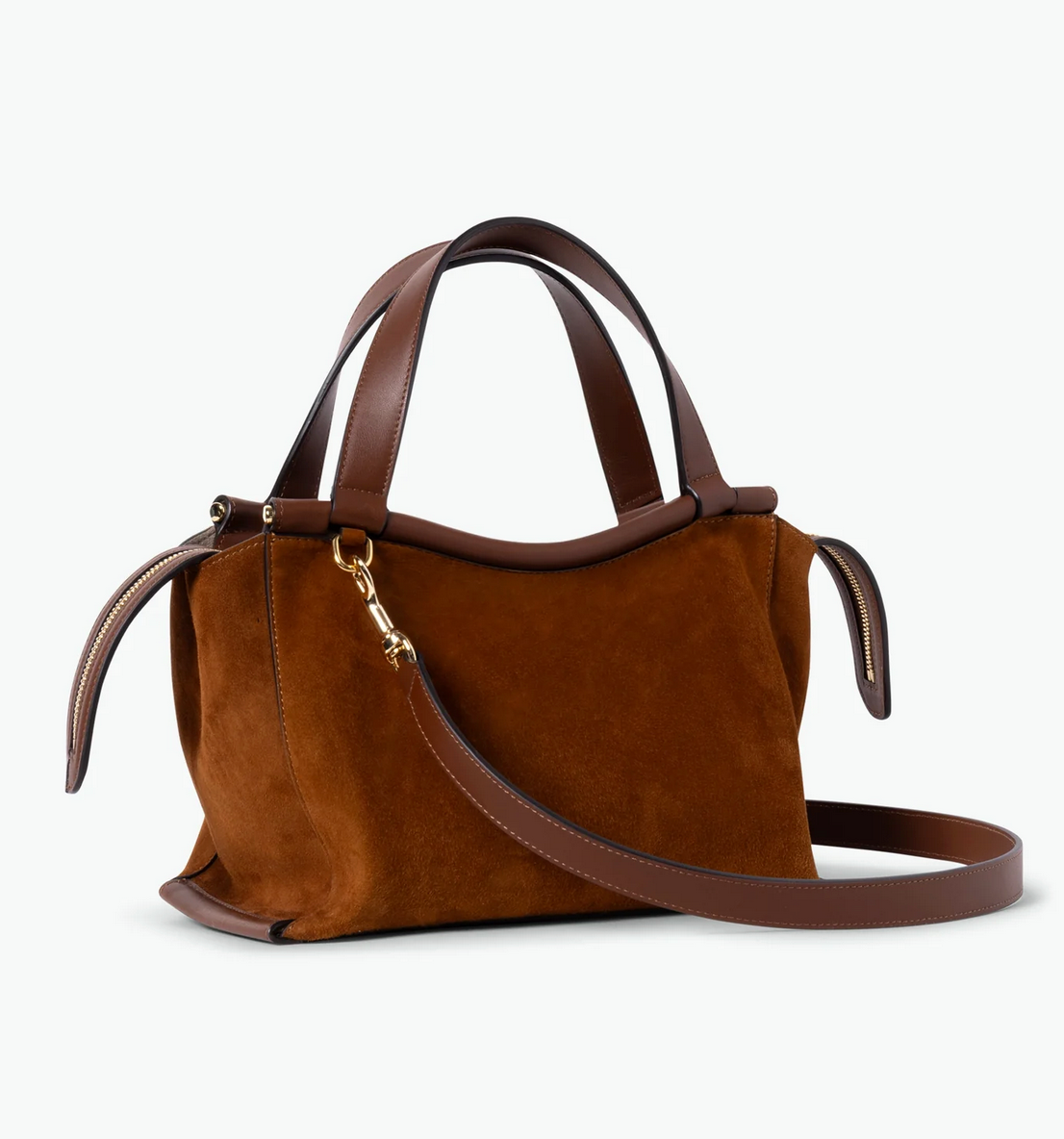 Ida Bag in Tan Suede-Handbags-Wandler-Tan Suede-OS-Mercantile Portland