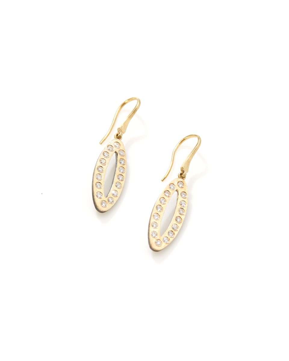 Iris Earring in Yellow Gold-Accessories-Rene Escobar-Mercantile Portland