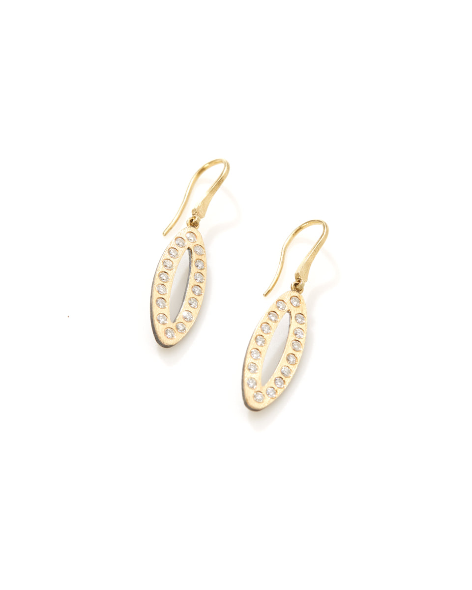Iris Earring in Yellow Gold-Jewelry-Rene Escobar-Mercantile Portland