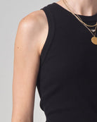 Isabel Rib Tank-Clothing-Citizens of Humanity-Black-XS-Mercantile Portland