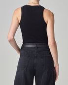 Isabel Rib Tank-Clothing-Citizens of Humanity-Black-XS-Mercantile Portland