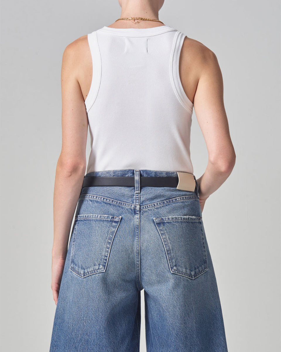 Isabel Rib Tank-Clothing-Citizens of Humanity-Black-XS-Mercantile Portland