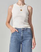 Isabel Rib Tank-Clothing-Citizens of Humanity-Pashmina-XS-Mercantile Portland