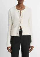 Italian Cotton-Blend Brocade Cardigan Jacket-Clothing-Vince-Off White Combo-XXS-Mercantile Portland