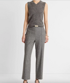 Italian Wool-Blend Easy Pull-On Pant-Clothing-Vince-Medium Heather Grey-XXS-Mercantile Portland