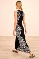 Jacquard Midi Dress-Dresses-Ulla Johnson-Black-P-Mercantile Portland