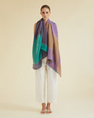 Jade Scarf in Purple/Green-Scarves-Traits-OS-Mercantile Portland