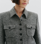 Jamison Jacket in Black Donegal-Jackets-Nili Lotan-Black Donegal-2-Mercantile Portland