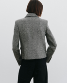 Jamison Jacket in Black Donegal-Jackets-Nili Lotan-Black Donegal-2-Mercantile Portland