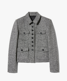 Jamison Jacket in Black Donegal-Jackets-Nili Lotan-Black Donegal-2-Mercantile Portland