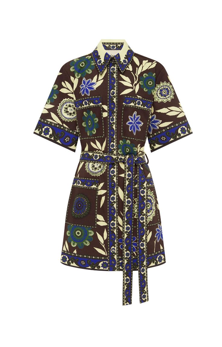 Jasper Mini Dress-Dresses-Alémais-Chocolate-4-Mercantile Portland