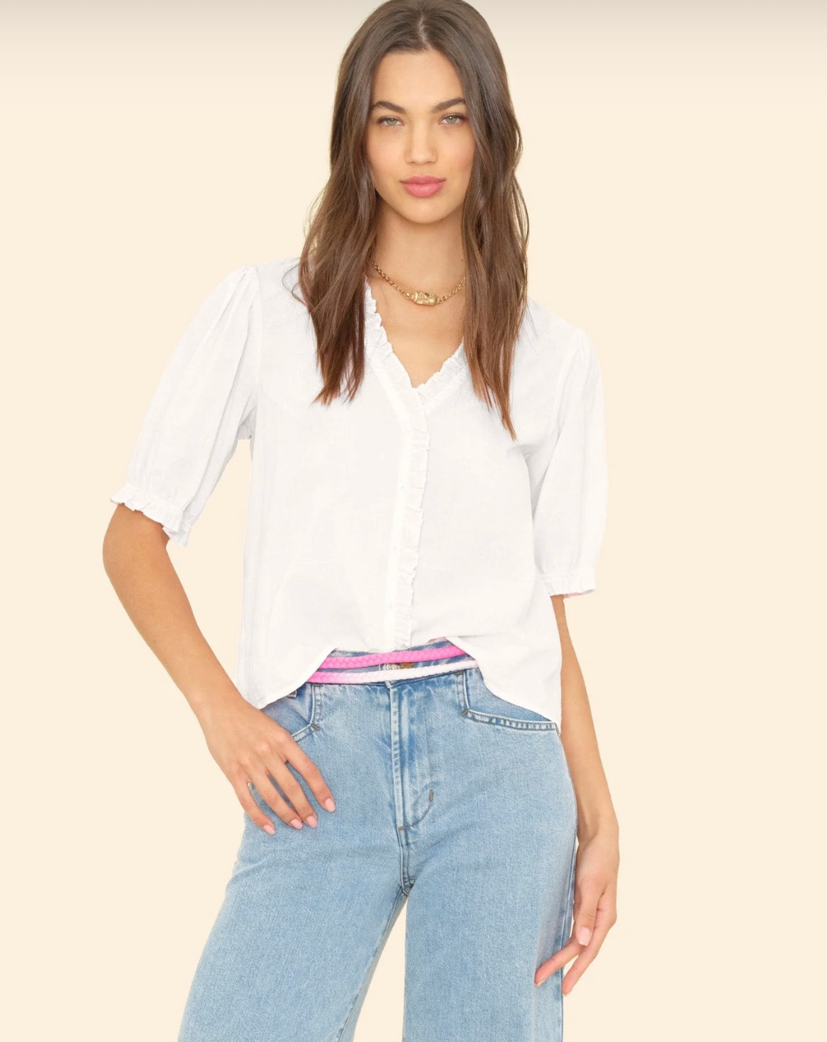 Jenna Shirt-Clothing-Xirena-White-XS-Mercantile Portland