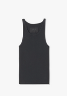 Jennifer Ribbed Tank-Tops-Nili Lotan-Jet Black-XS-Mercantile Portland